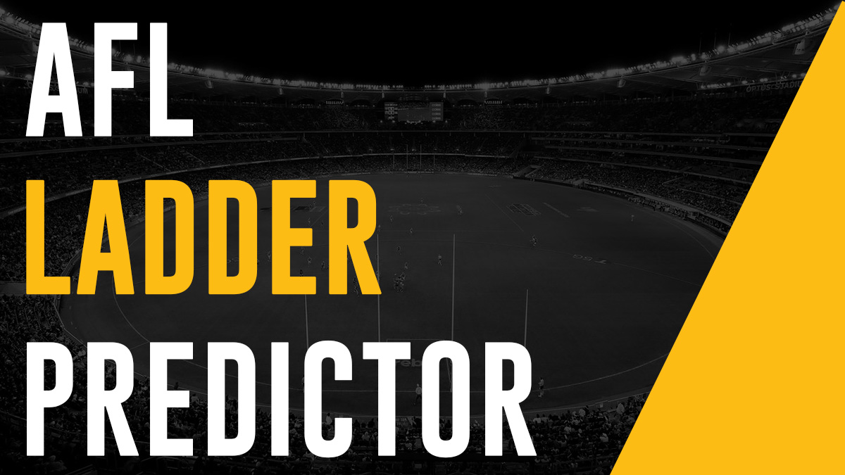 AFL Ladder Predictor Accurate AFL Ladder Predictor KRUZEY