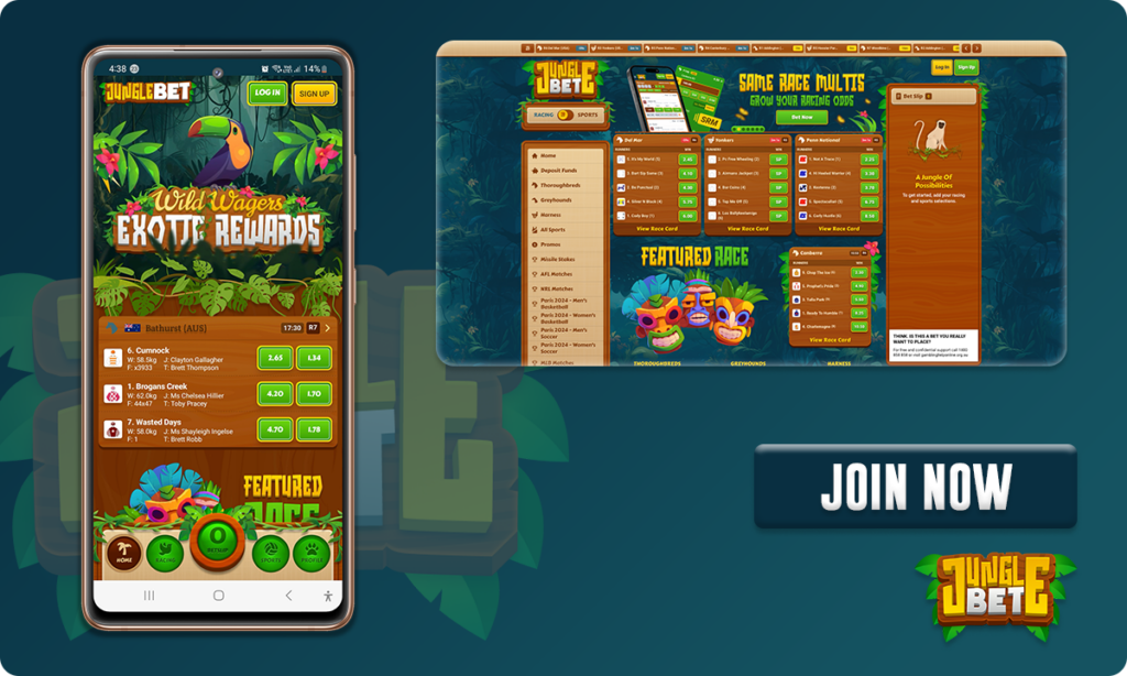 JungleBet Betting Site User Interface