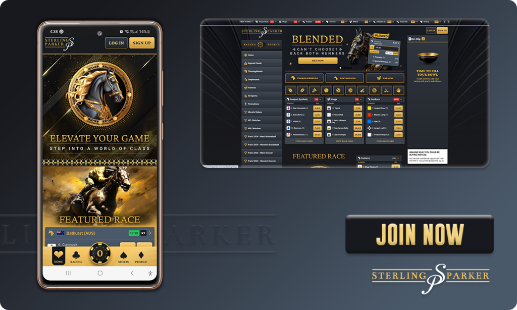 Sterling Parker Betting Site User Interface