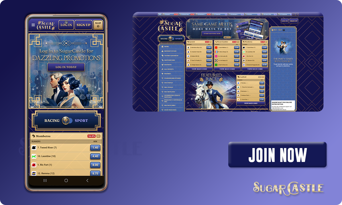 SugarCastle Betting Site User Interface