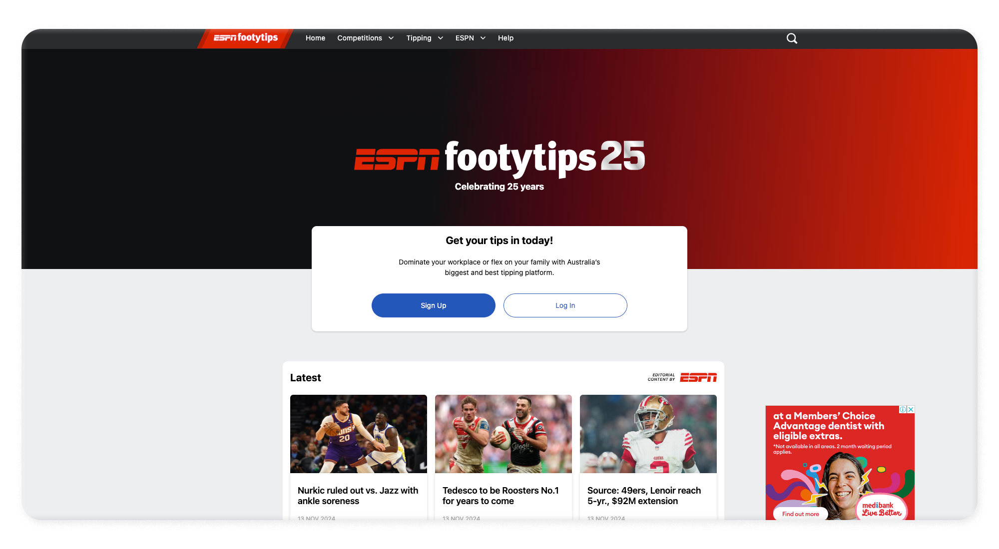 ESPN AFL Tipping