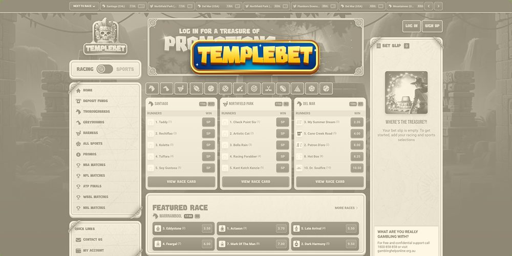 Temple Bet Code