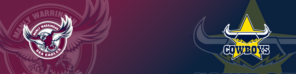 NRL Round 1 matchup – Manly Sea Eagles vs North Queensland Cowboys. Expert tips, betting odds, and predictions for Saturday night footy.